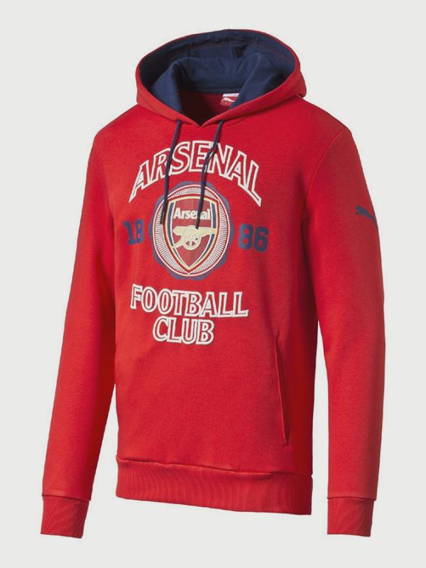 Mikina Puma Afc Fan Hoody Červená