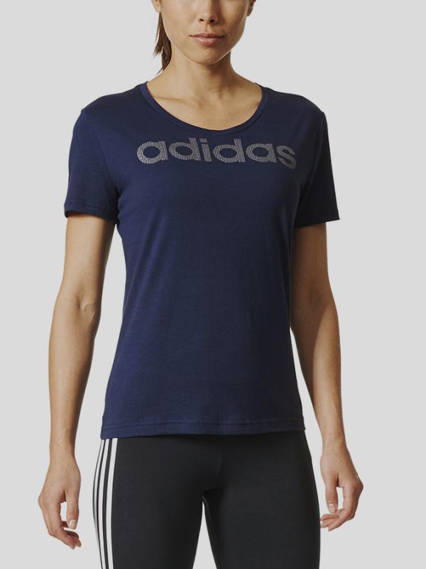 Tričko adidas Performance SPECIAL LINEAR Modrá