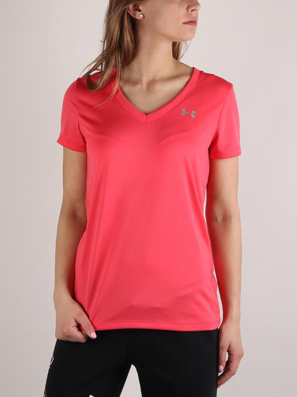 Tričko Under Armour Tech SSv - Solid Růžová