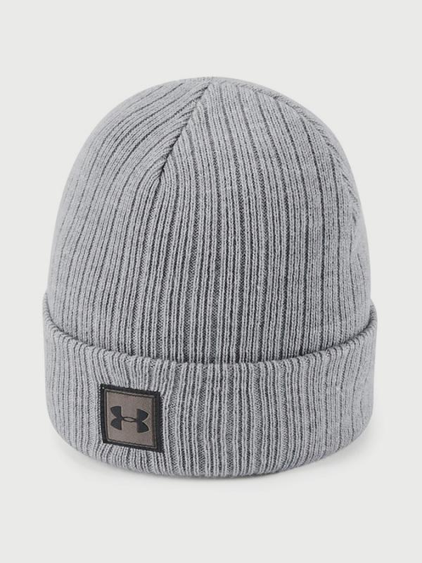 Čepice Under Armour Boy\'s Truckstop Beanie 2.0 Šedá