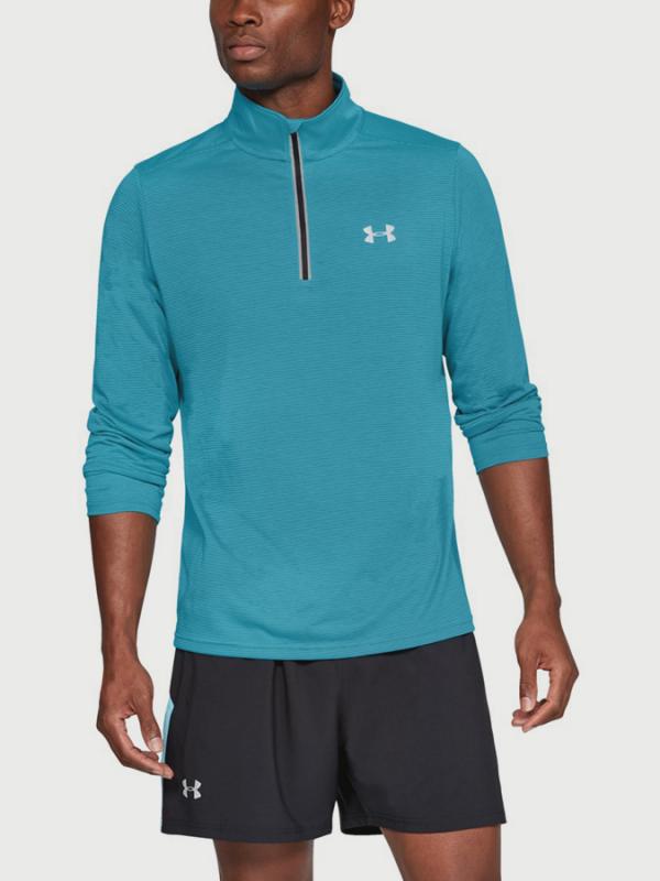 Tričko Under Armour Threadborne Streaker 1/4 Zip Modrá