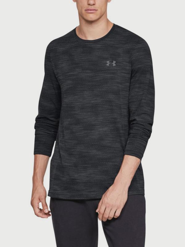 Tričko Under Armour Vanish Seamless LS Camo Nov Černá