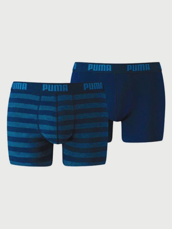 Boxerky Puma Puma Stripe 1515 Boxer 2P Modrá