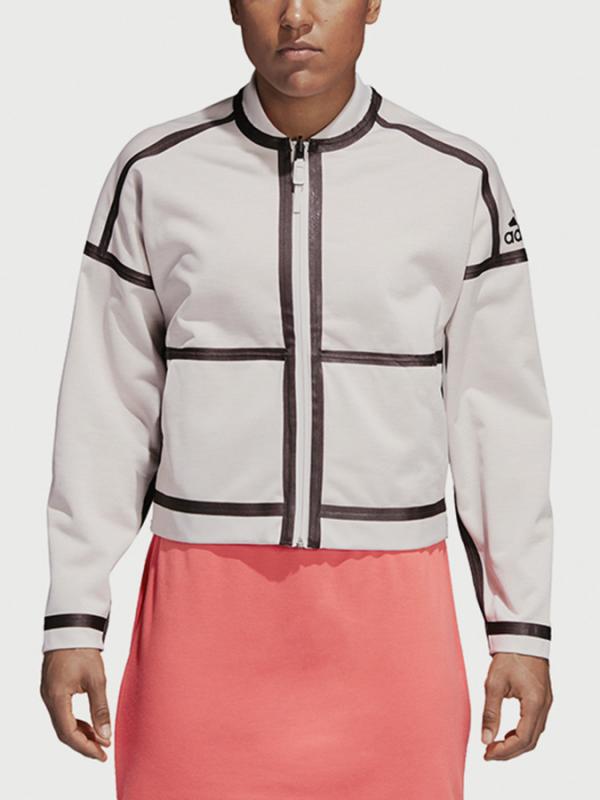 Mikina adidas Performance W Zne So Rev Jk Bílá