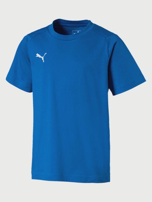 Tričko Puma LIGA Casuals Tee Jr Modrá