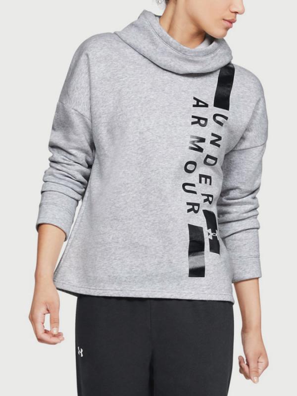 Mikina Under Armour Rival Fleece Po Hoodie Wm Šedá