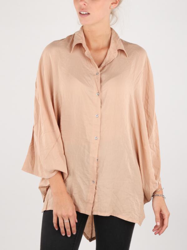 Košile Diesel C-CAPE-I CAMICIA Béžová