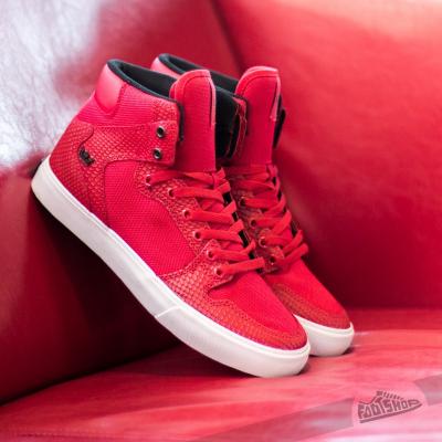 Supra Vaider Red/Snake-White
