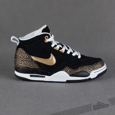 Nike Flight ´13 Mid Black/Metallic Gold-White-Dark Grey