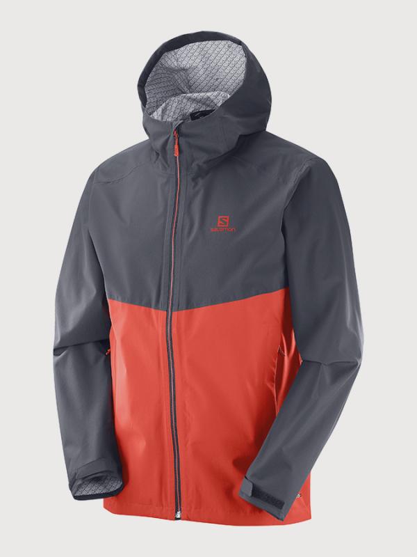Bunda Salomon La Cote Flex 2.5L Jkt M Šedá