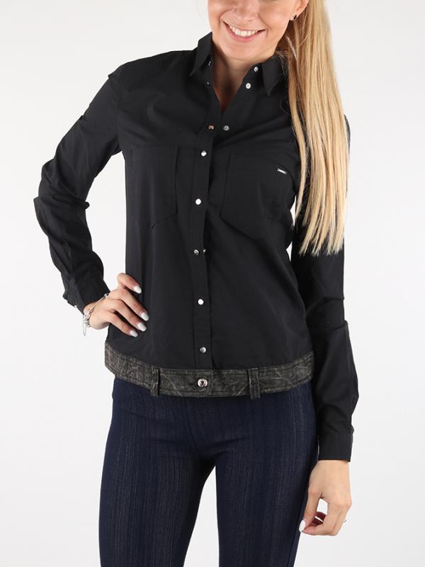 Košile Diesel C-RAIN CAMICIA Černá