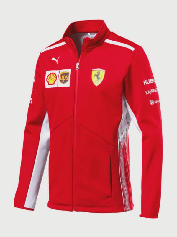 Bunda Puma SF Team Softshell Jacket Červená