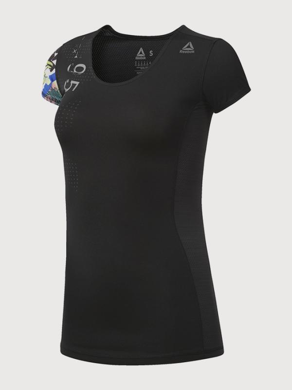 Kompresní tričko Reebok Ac Ss Comp Tee Černá