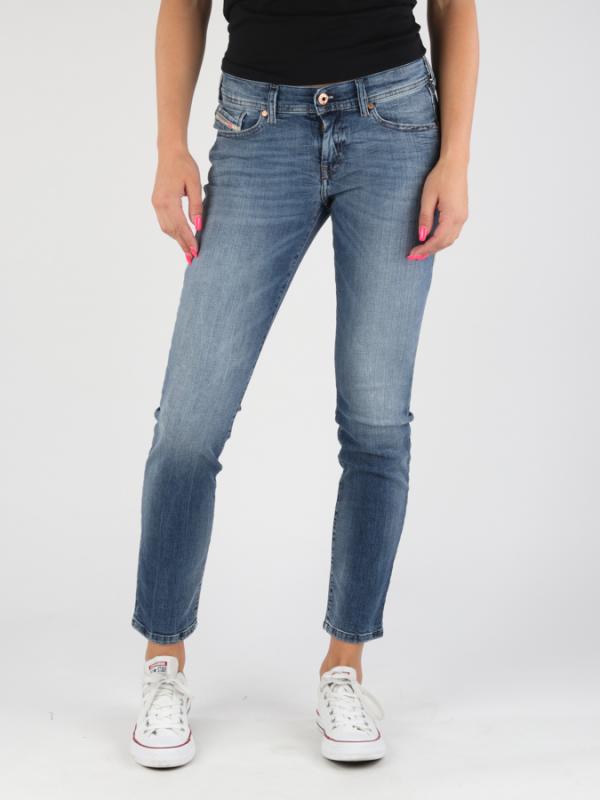 Džíny Diesel FRANCY L.30 PANTALONI Modrá