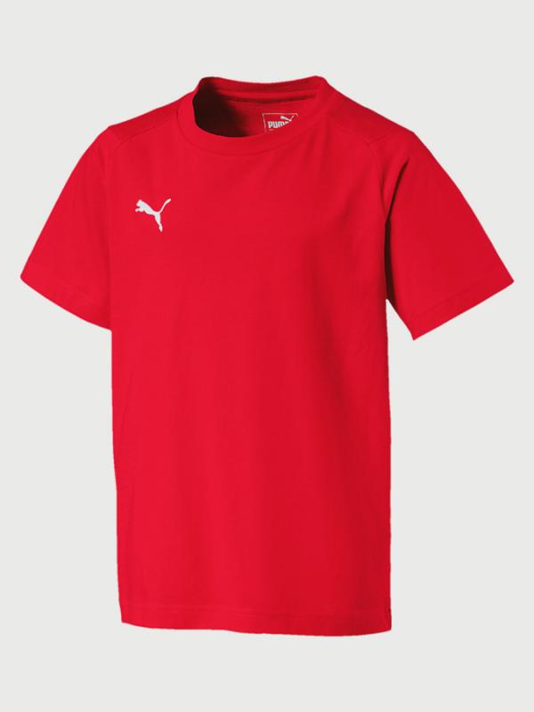 Tričko Puma LIGA Casuals Tee Jr Červená