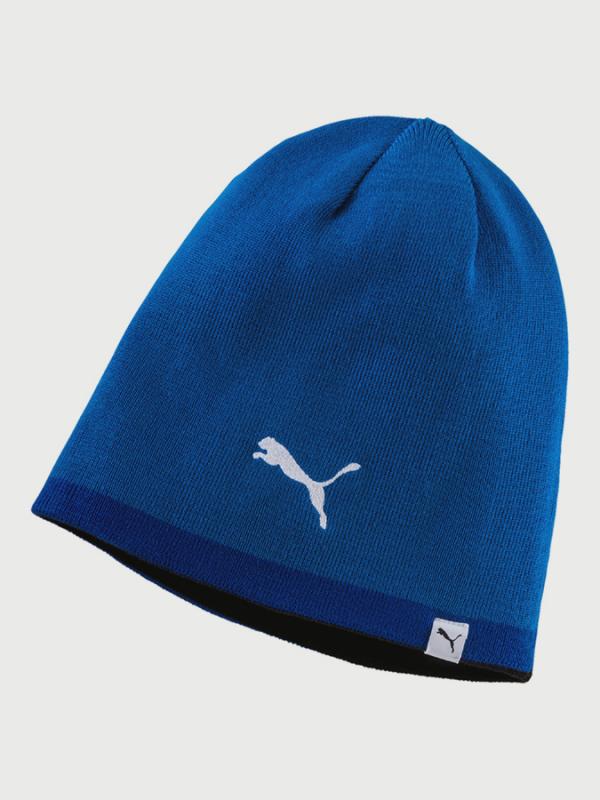 Čepice Puma Reversible Beanie Modrá