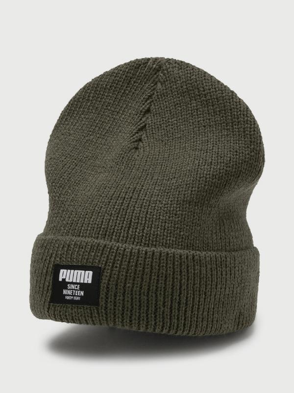 Čepice Puma Ribbed classic beanie Zelená