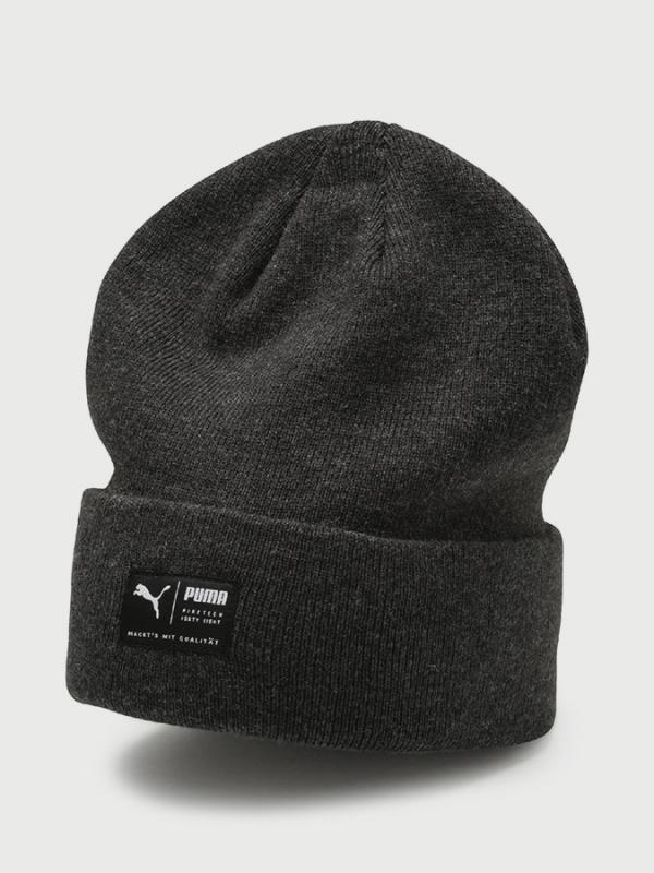 Čepice Puma ARCHIVE heather beanie Černá