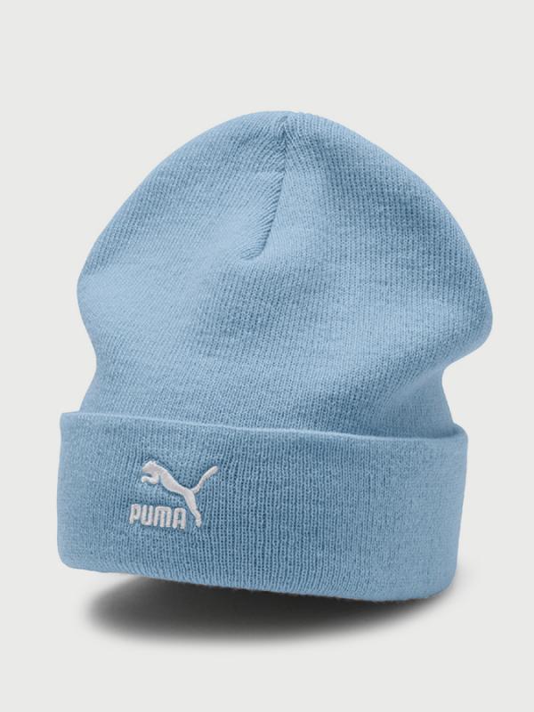 Čepice Puma ARCHIVE mid fit beanie Modrá