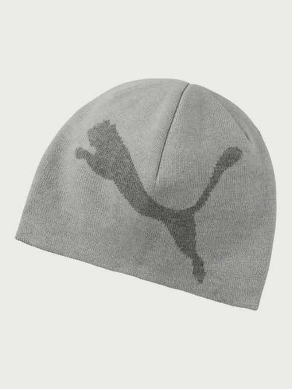 Čepice Puma ESS Big Cat Beanie Šedá