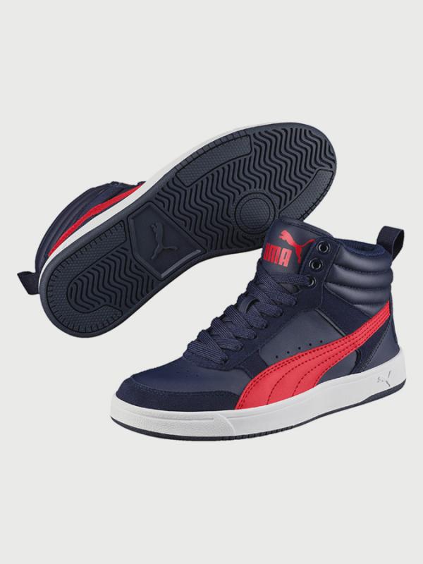 Boty Puma Rebound Street v2 Jr Modrá