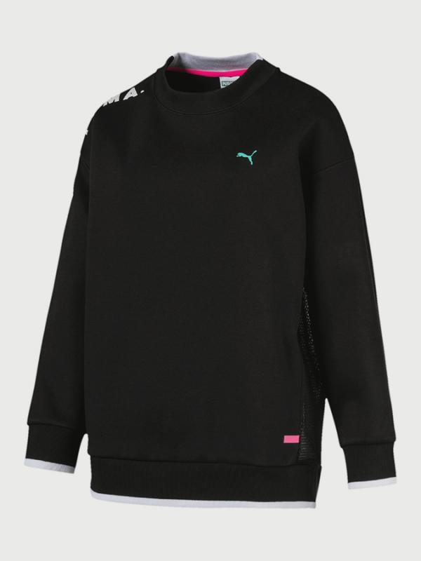 Mikina Puma Chase Crew Černá
