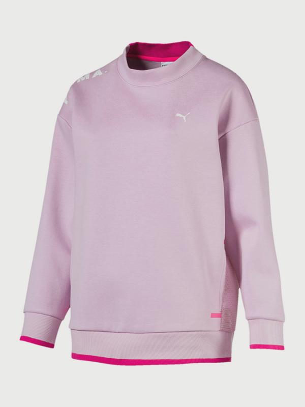 Mikina Puma Chase Crew Růžová