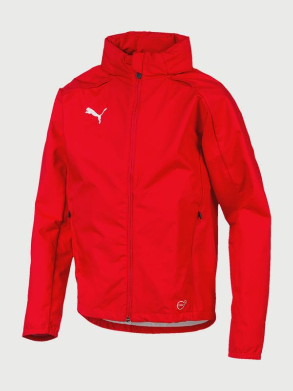 Bunda Puma LIGA Training Rain Jacket Jr Červená
