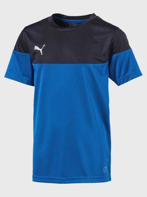 Tričko Puma ftbl PLAY Shirt Jr Modrá