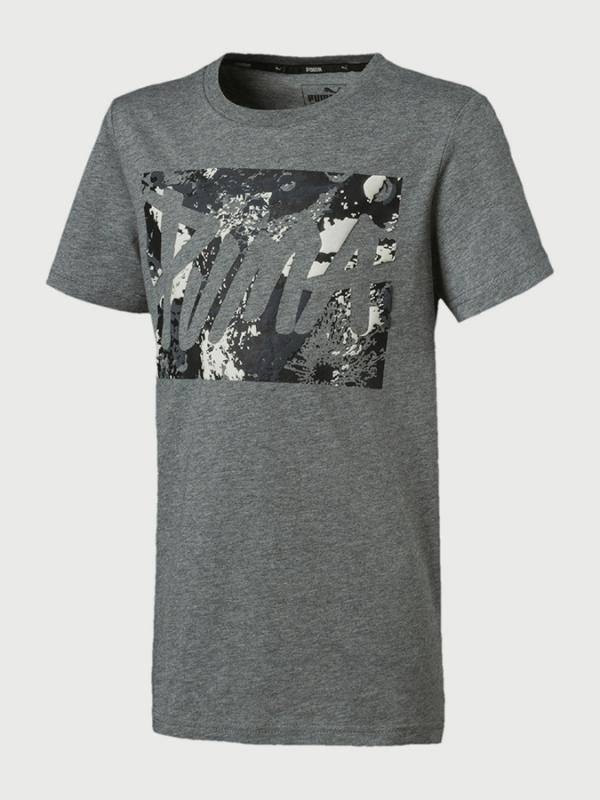 Tričko Puma Style Graphic Tee B Šedá