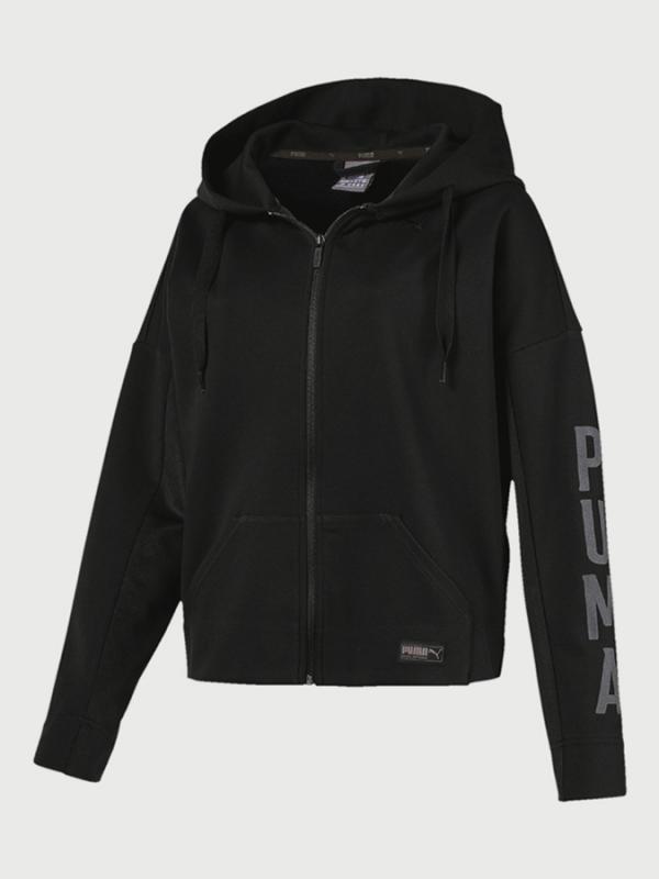 Mikina Puma FUSION FZ Hoody Černá