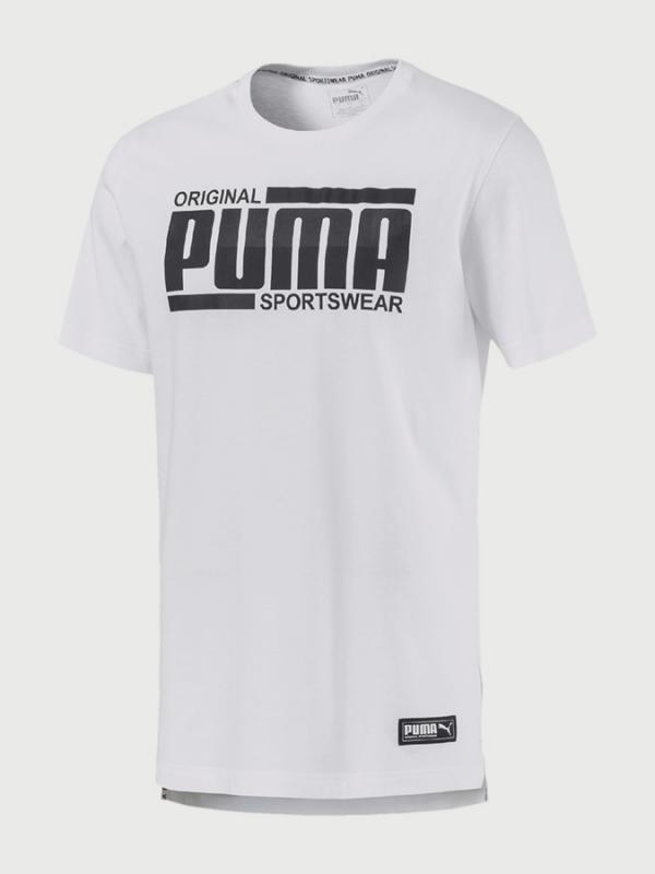 Tričko Puma Athletics Tee Bílá