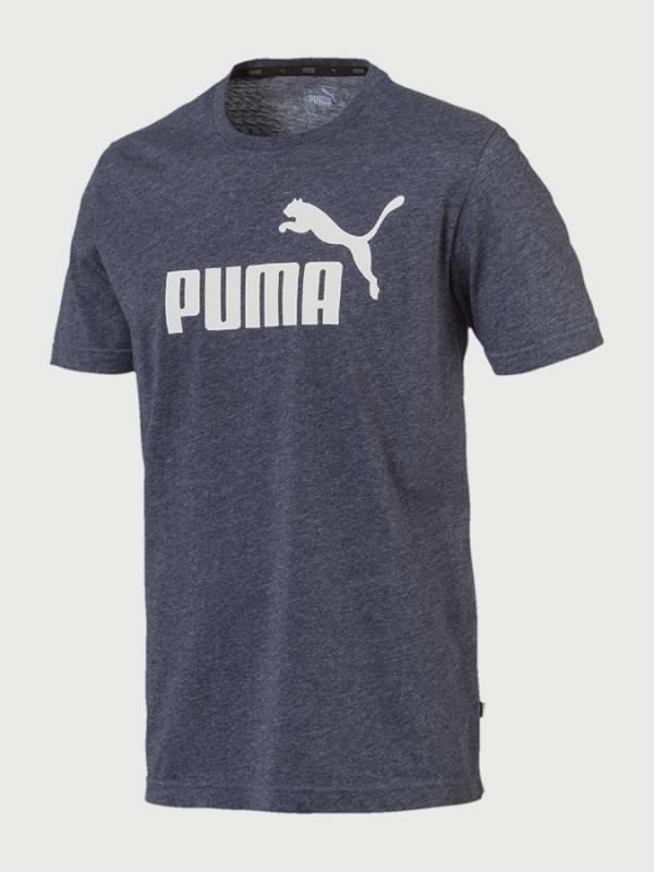 Tričko Puma Essentials+ Heather Tee Modrá