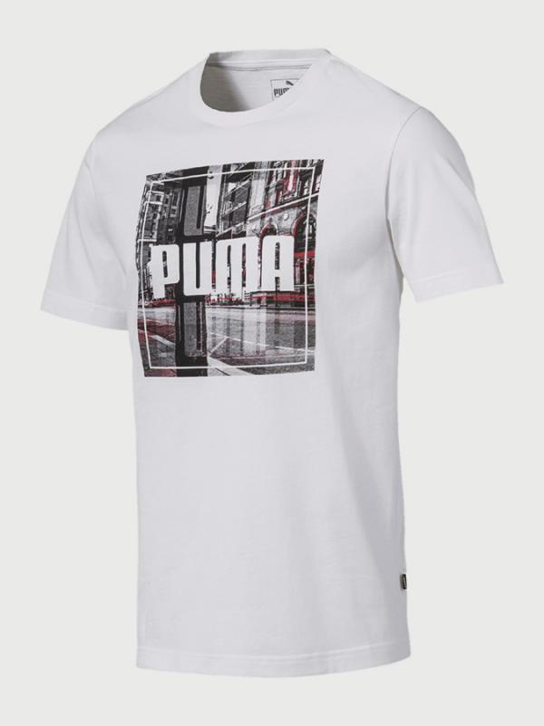 Tričko Puma Photo StreetTee Bílá