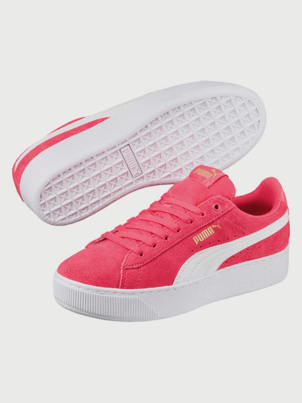 Boty Puma Vikky Platform Jr Růžová