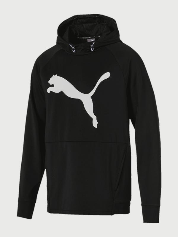 Mikina Puma Tec Sports Cat Hoody Černá