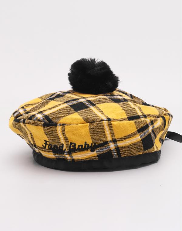Lazy Oaf Food Baby Check Yellow