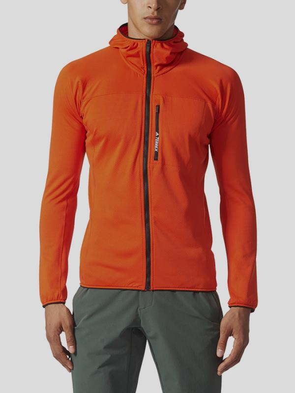 Mikina adidas Performance TraceRock Ho Fl Oranžová