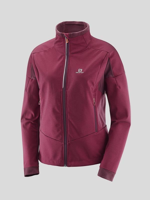 Bunda Salomon EQUIPE TR JKT W Červená
