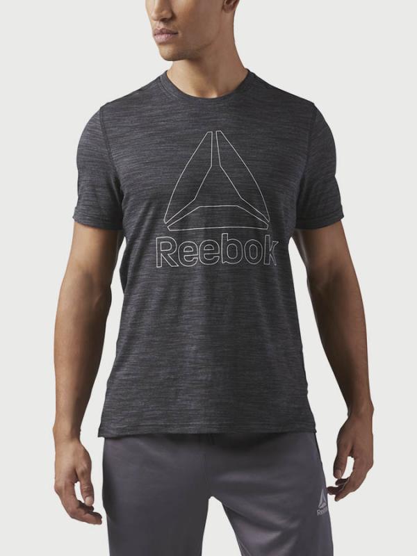 Tričko Reebok El Marble Group Tee Černá