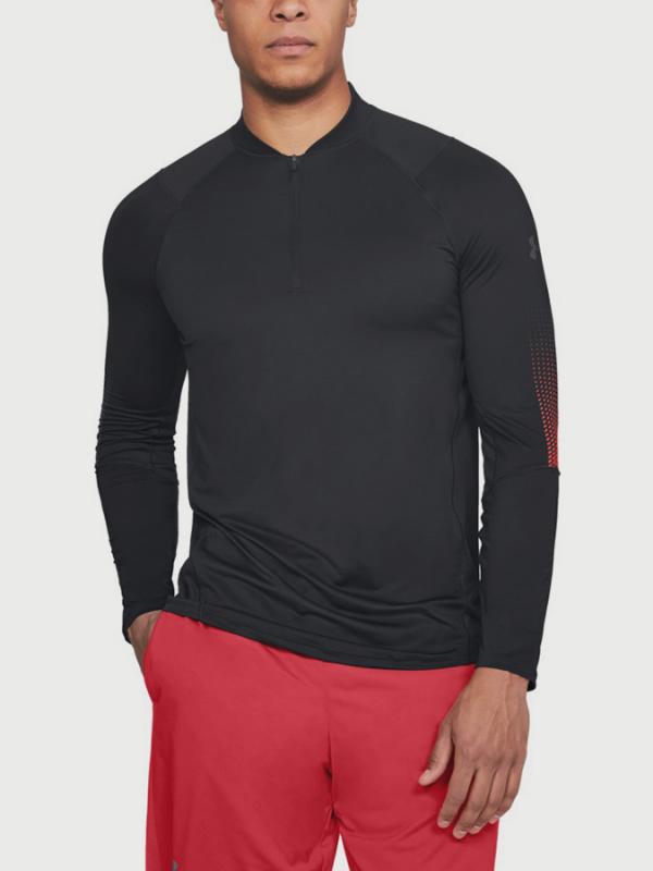 Tričko Under Armour Raid 2.0 1/4 Zip Graphic Černá