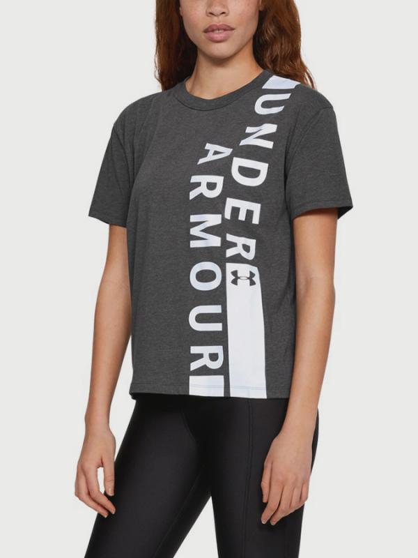 Tričko Under Armour Q1 Fashion SS Graphic Šedá