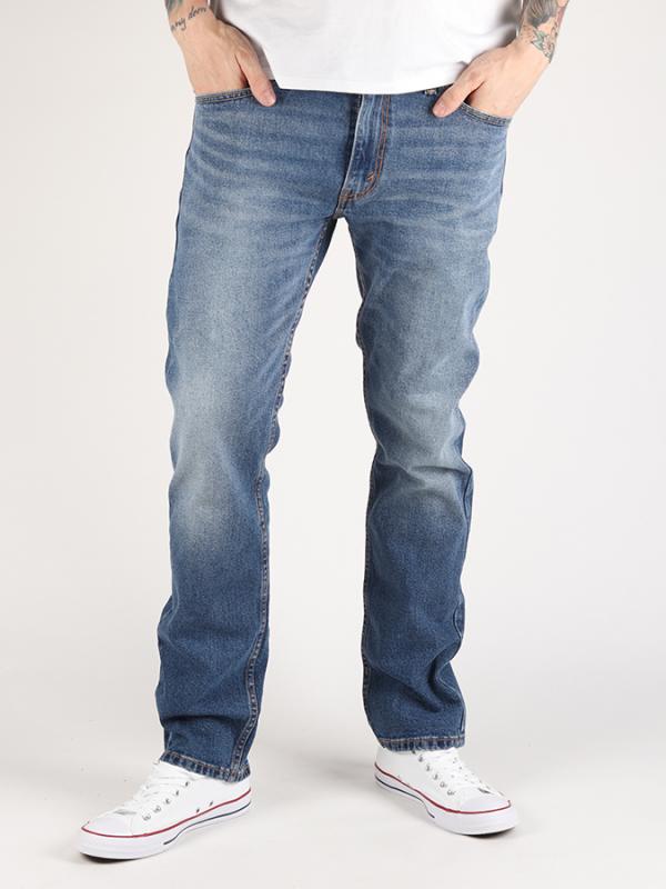 Džíny LEVI'S 513 Slim Straight Fit Brick Road Modrá