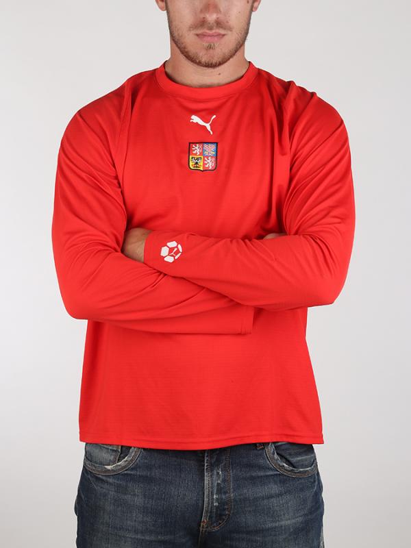 Tričko Puma LS TEE NATIONAL TEAMS Červená