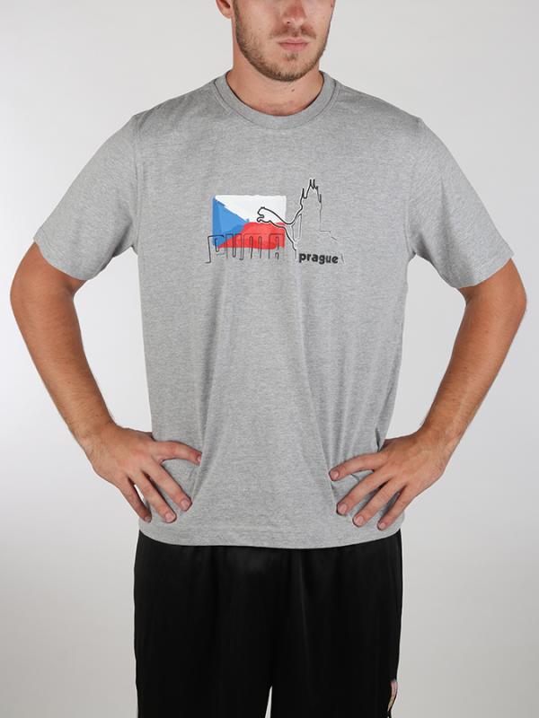 Tričko Puma MEN PRAGUE TEE Šedá