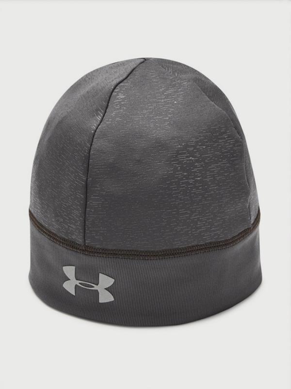 Čepice Under Armour Men\'s Storm Run Beanie Šedá