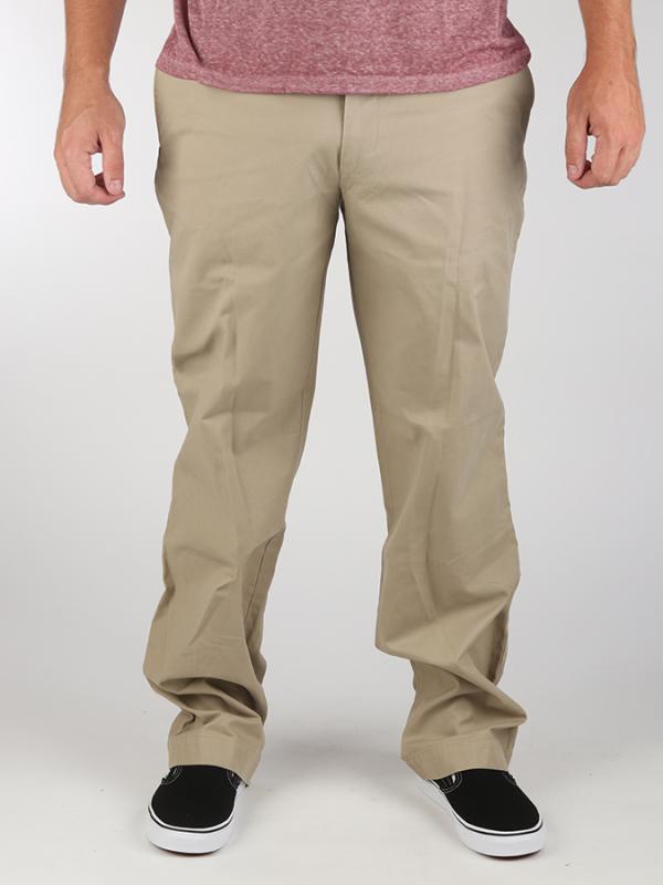 Kalhoty Jack Spicklaus FLAT FRONT COTTON PAN Hnědá