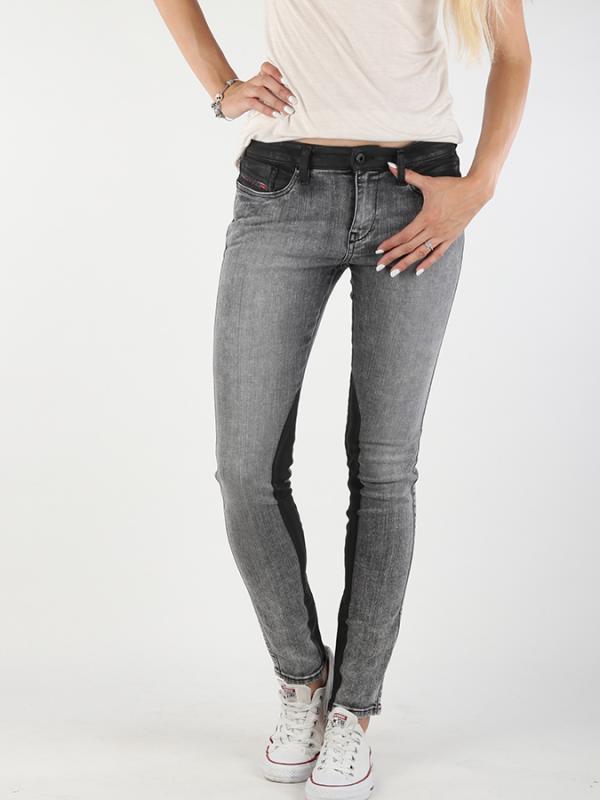 Džíny Diesel SKINZEE L.30 PANTALONI Šedá