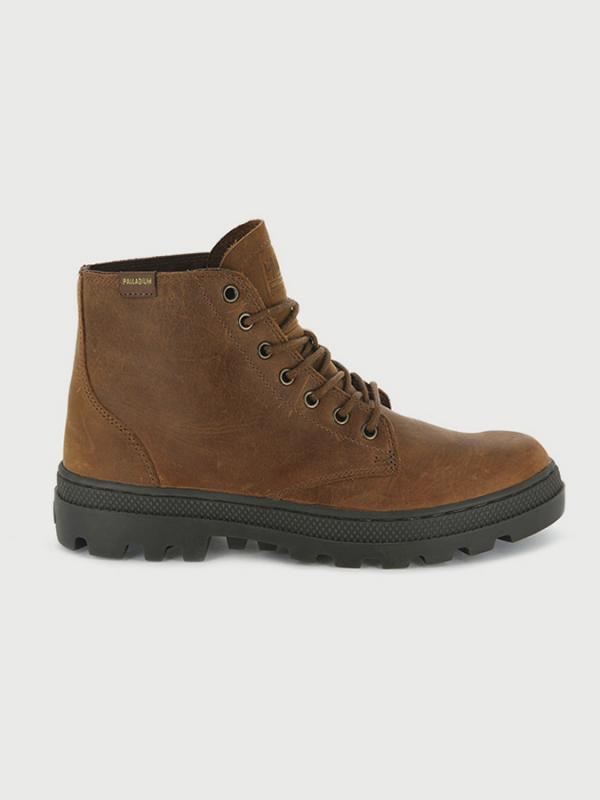 Boty Palladium Plboss Mid M Hnědá