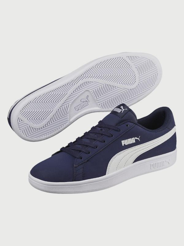 Boty Puma Smash v2 Buck Modrá